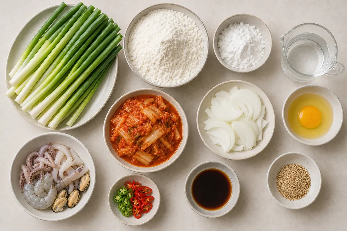 비 오는 날 생각나는 한국식 파전과 김치전 만들기 - LuaLoka