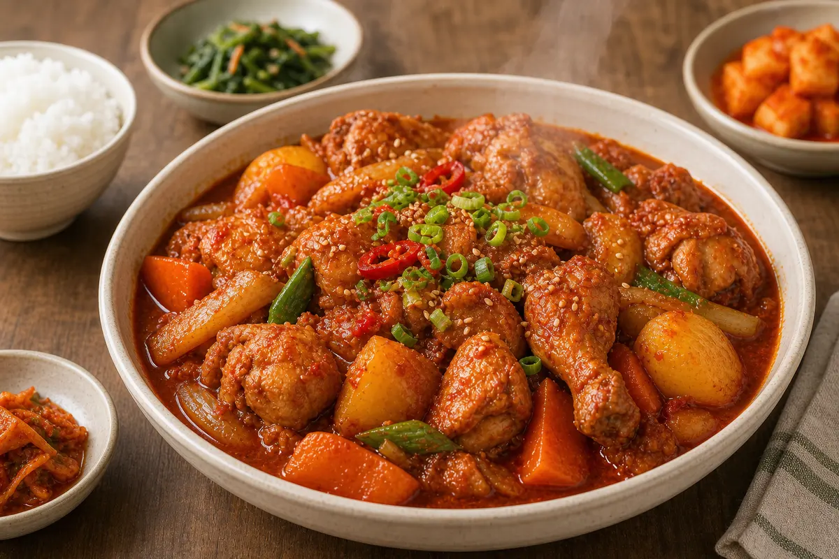 辛口韓国鶏唐揚げ完成写真