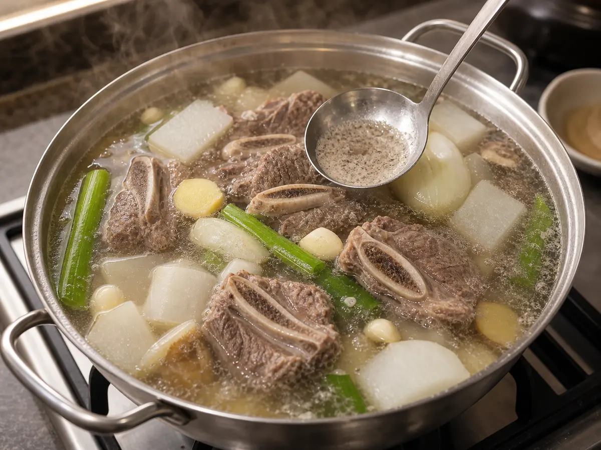 맑고 깊은 한국식 소갈비탕 만들기 - LuaLoka