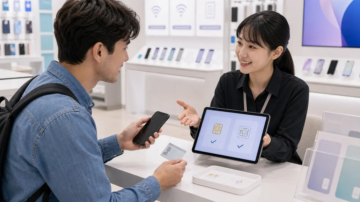 외국인 한국 휴대폰 개통 SIM eSIM 본인인증 이름표기 오류 해결 안내 이미지