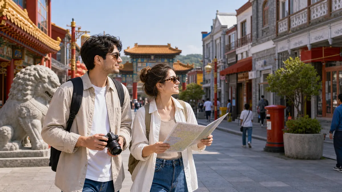 Image of a day trip course near Wolmido Open Port Airport in Chinatown, Incheon for foreigners