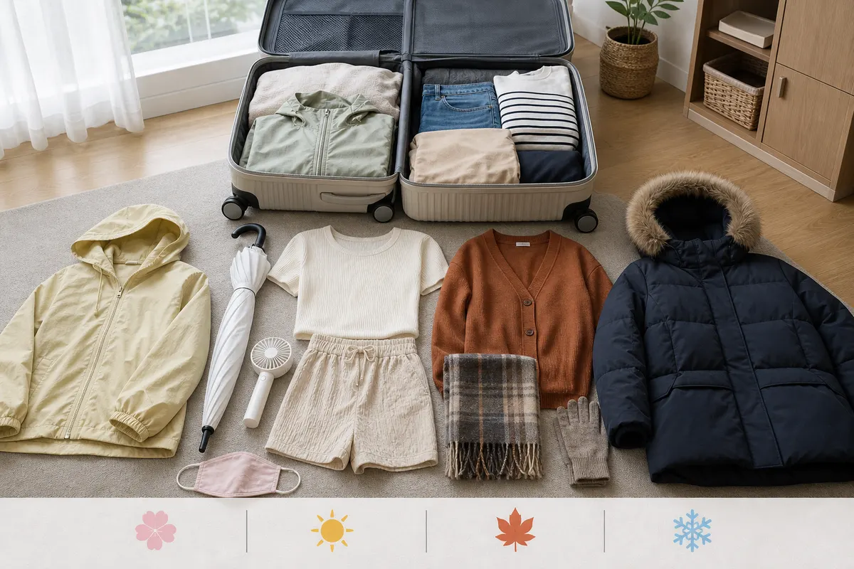 Korean seasonal clothing and weather preparation for foreigners