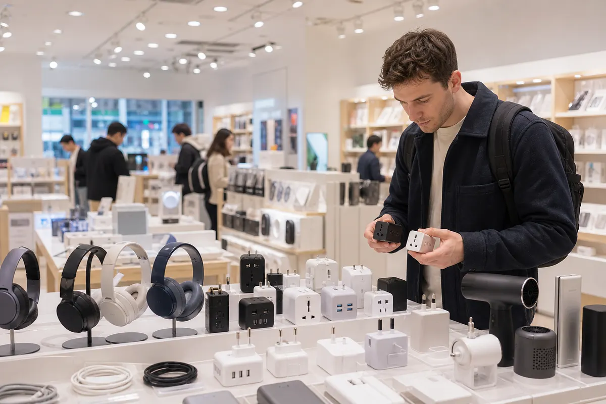 Shopping guide for Korean electronics adapters for foreigners