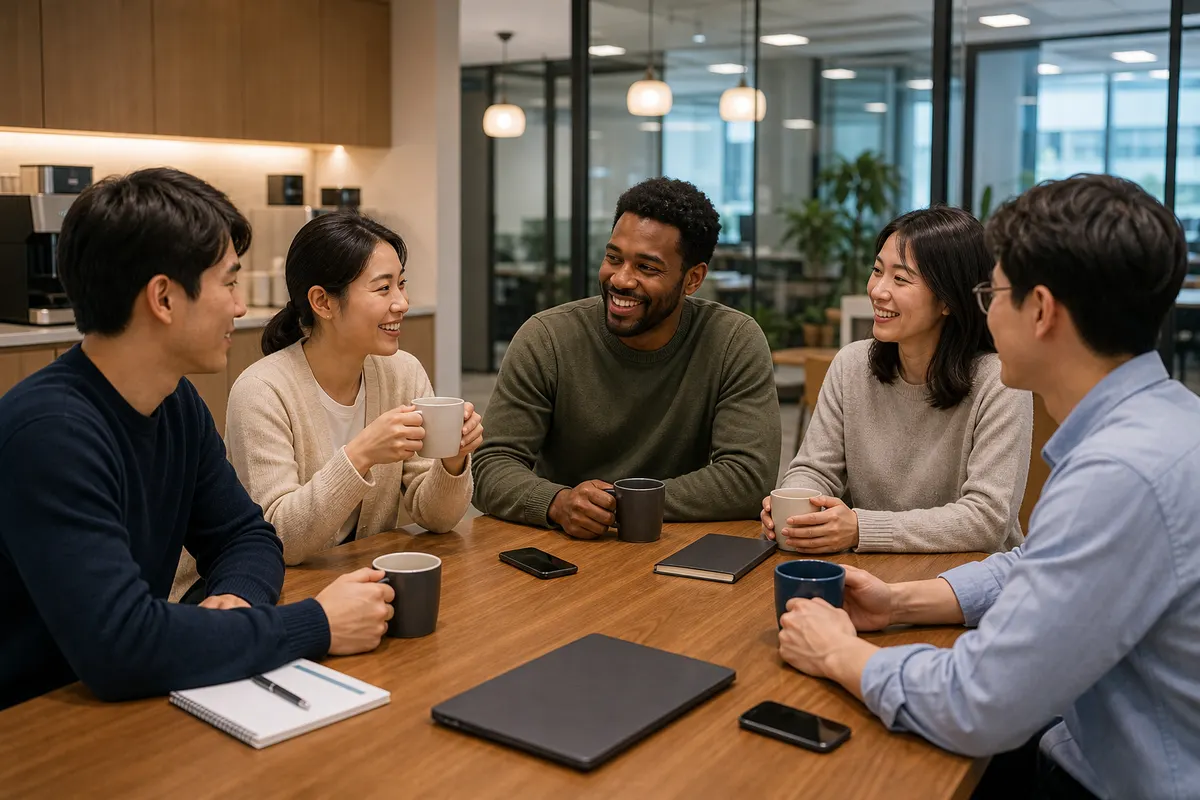 A guide to Korean workplace culture and company dinner messenger etiquette for foreigners