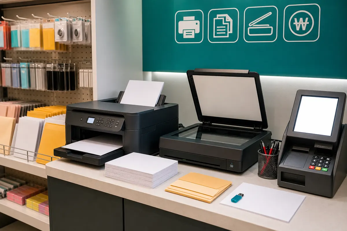 Guide to using Korean print, copy and scan services for foreigners