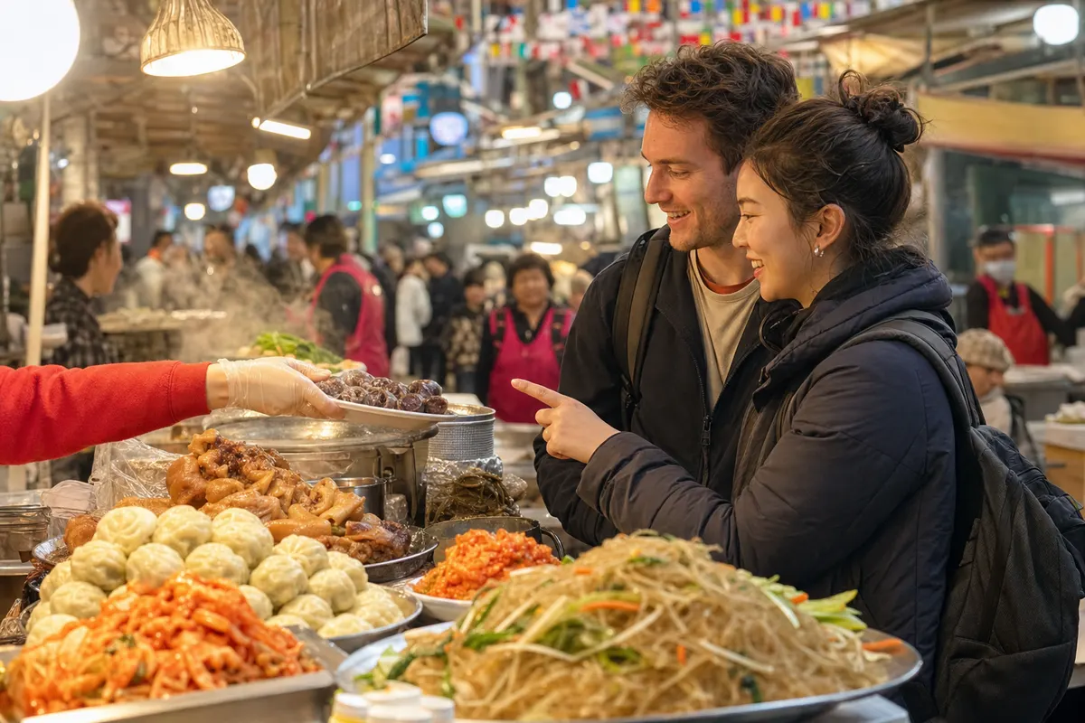 Seoul Gwangjang Market Korean Market Food Travel Guide for Foreigners